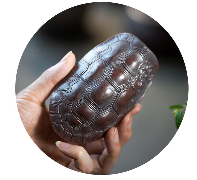 Gohobi Ceramic Gongfu Tea Turtle Shell Tea Scoop
