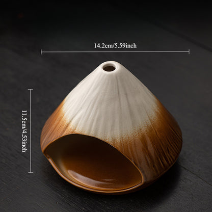 Gohobi Mount Fuji Ceramic Incense Fireplace