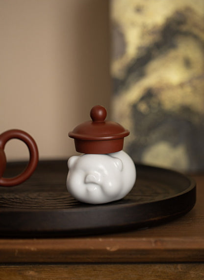 Gohobi Lucky Pig Tea Pet