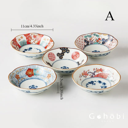 Gohobi Handmade Japanese Minoyaki Traditional Ceramic Plate [Made in Japan]