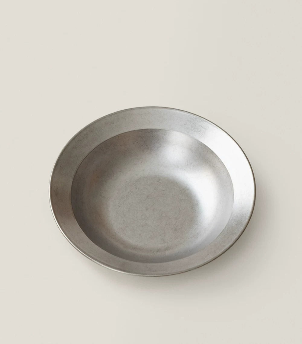 Gohobi Japanese-Style 304 Stainless Steel Deep Pasta Plate