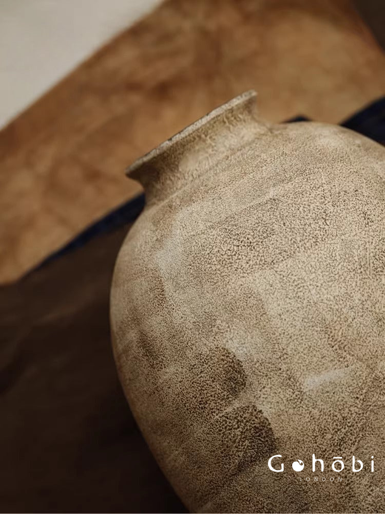 Gohobi Japanese-style Wabi Sabi Handmade Zen Large Vase 020