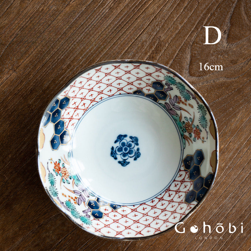 Gohobi Handmade Japanese Minoyaki Traditional Ceramic Plate [Made in Japan]