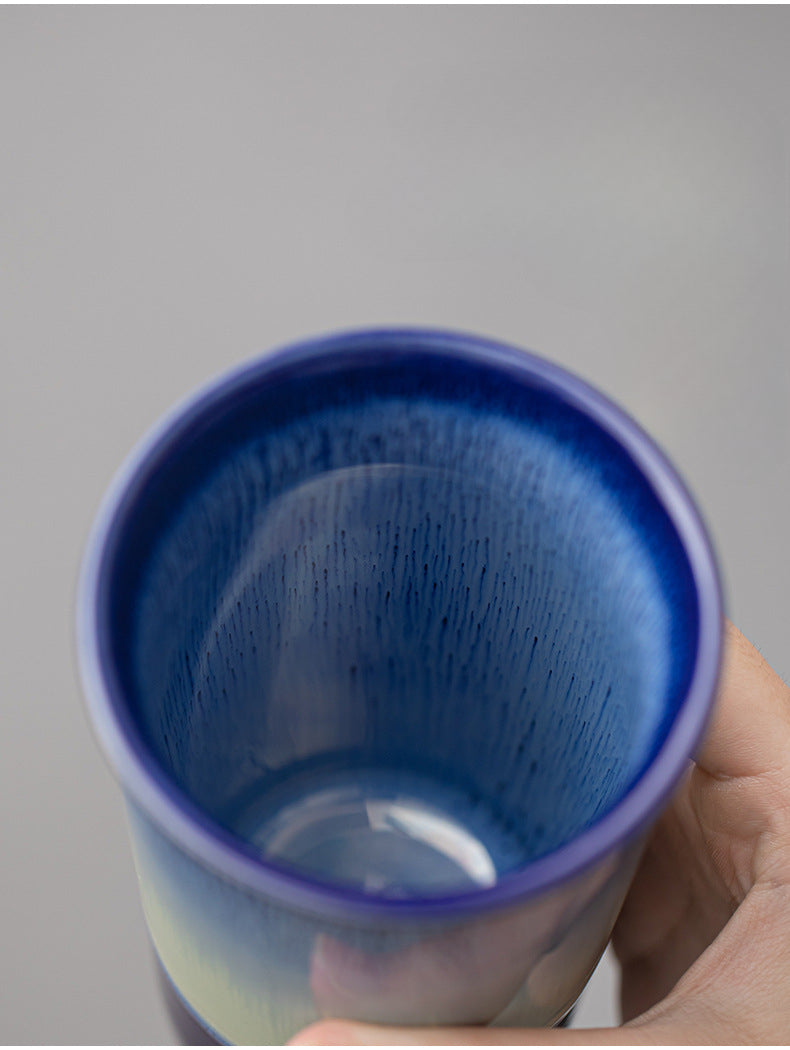 Gohobi Flow Glaze Ceramic Large Cup