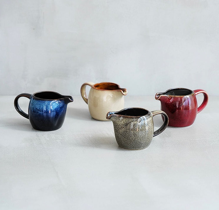 Gohobi Iridescent Ceramic Milk Jug