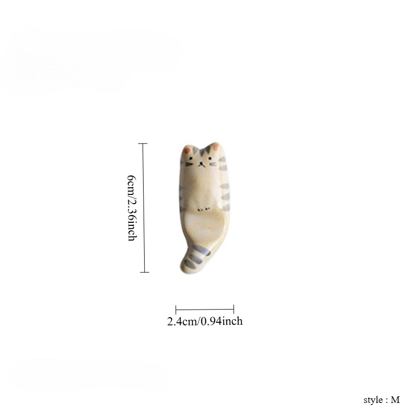 Gohobi Ceramic Cat & Dog Chopstick Rest
