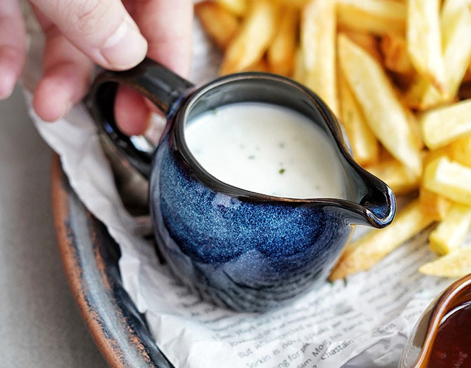 Gohobi Iridescent Ceramic Milk Jug