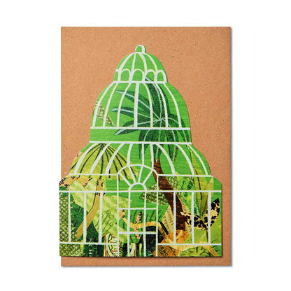 Mortlake Papers Palm House Shaped Greeting Card [Made in the UK]
