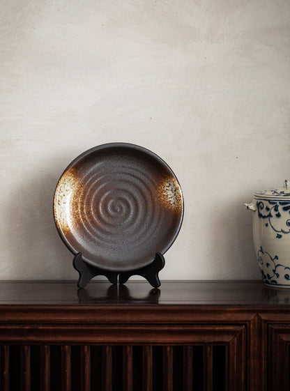 Gohobi Made in Japan Mino Ware Wabi-Sabi Plate – Ceramic Side Plate [Made in Japan]