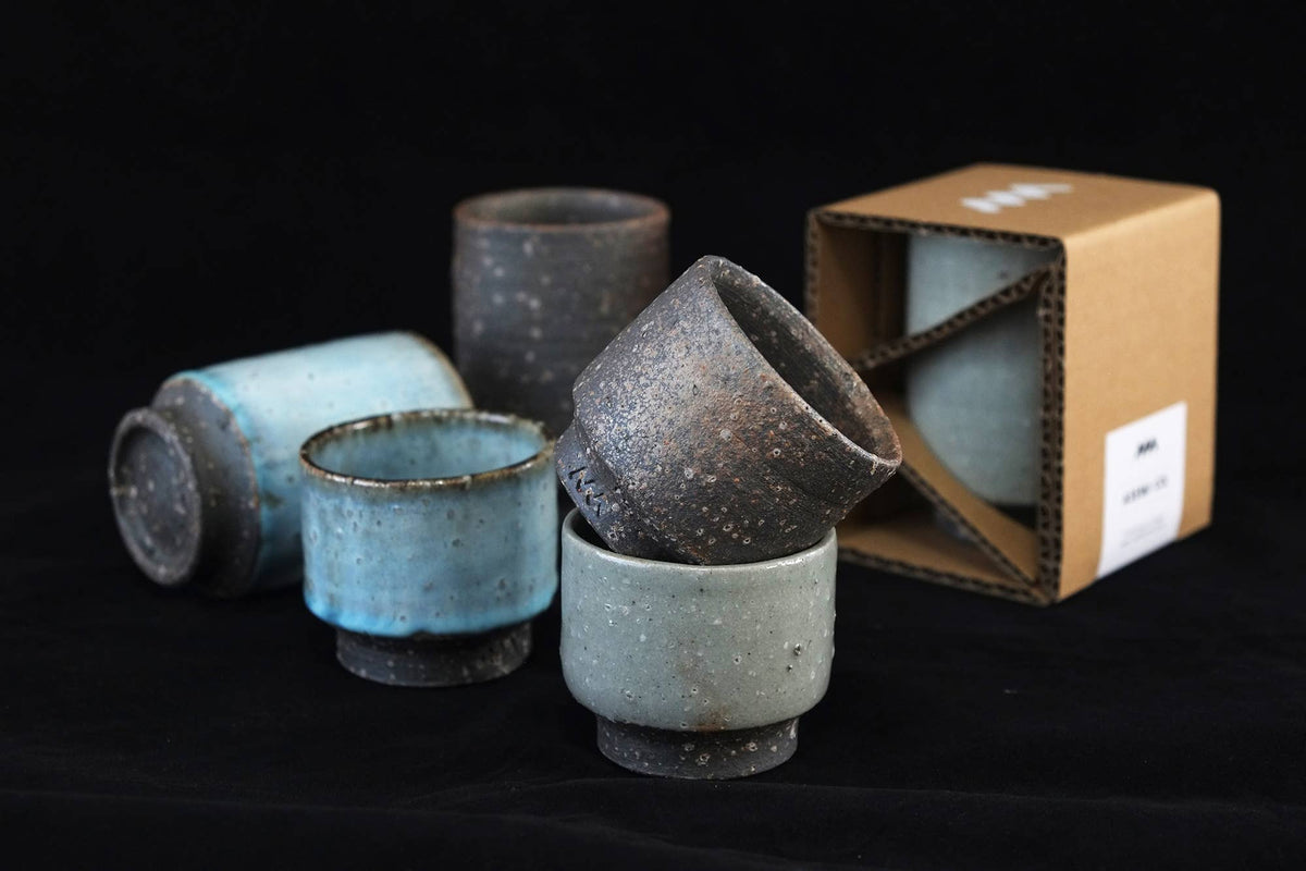 Asemi Co. Tea & Coffee Cups - Iga - yaki Cup Hydrangea [made in Japan]
