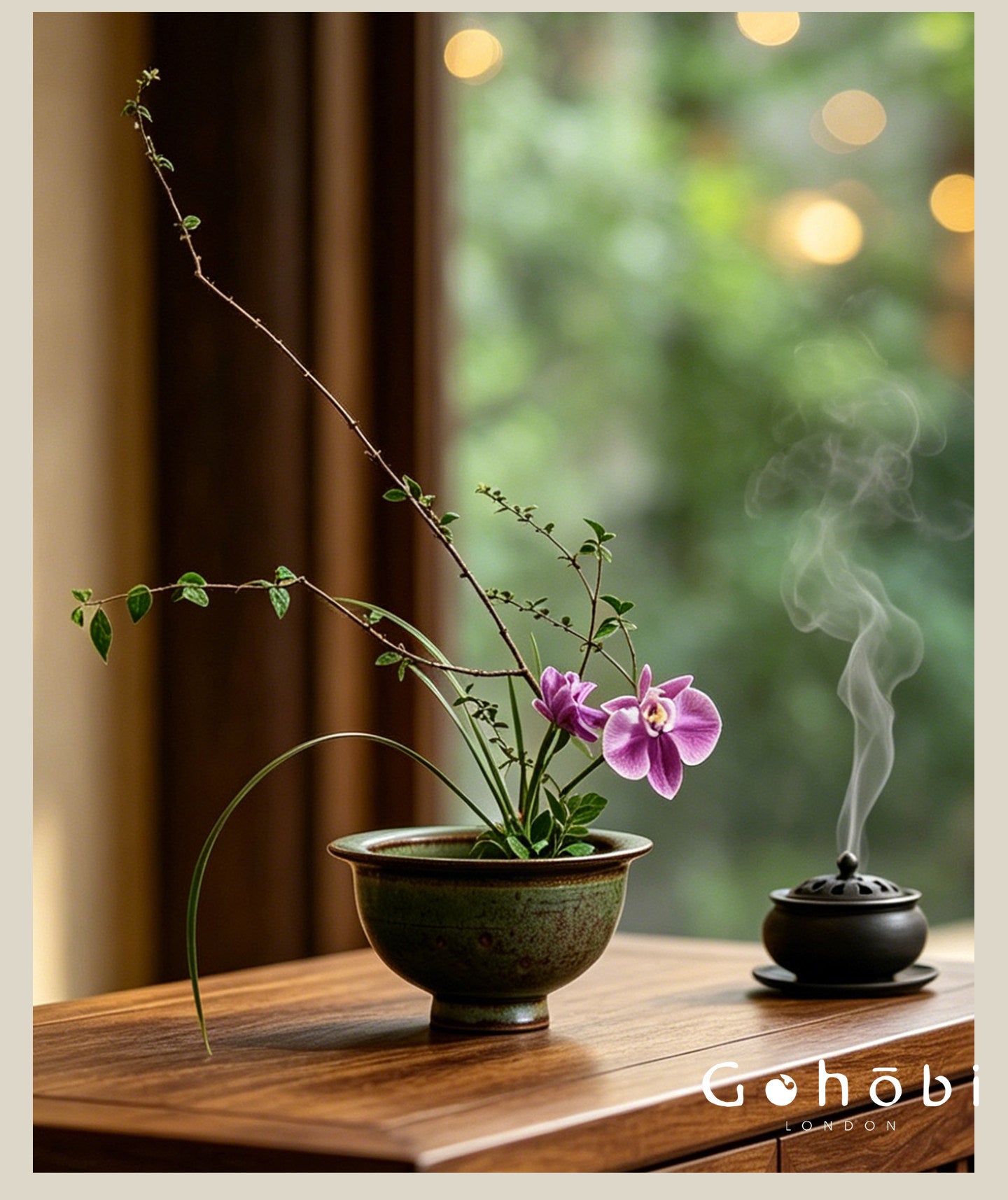 Gohobi Japanese Ikebana Mini Ceramic Vase – Jingdezhen Wabi-Sabi Hydroponic Plant Vessel