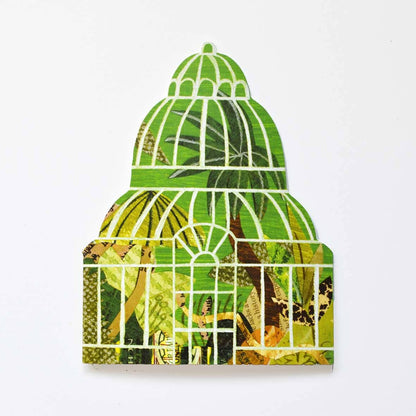 Mortlake Papers Palm House Shaped Greeting Card [Made in the UK]