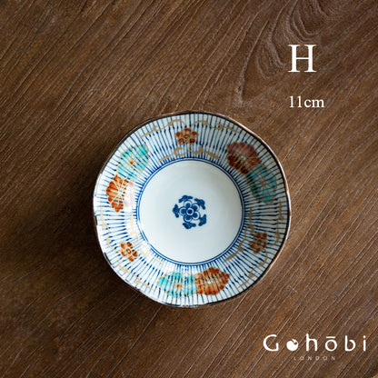 Gohobi Handmade Japanese Minoyaki Traditional Ceramic Plate [Made in Japan]
