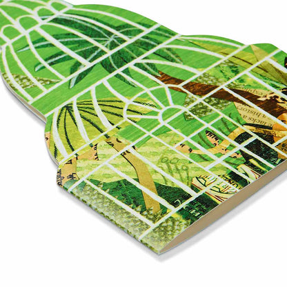 Mortlake Papers Palm House Shaped Greeting Card [Made in the UK]