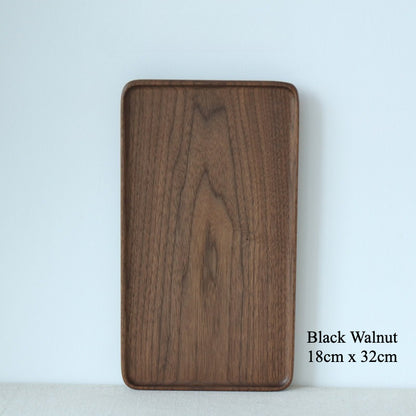 Gohobi Japanese-Inspired Solid Wood Tea Tray