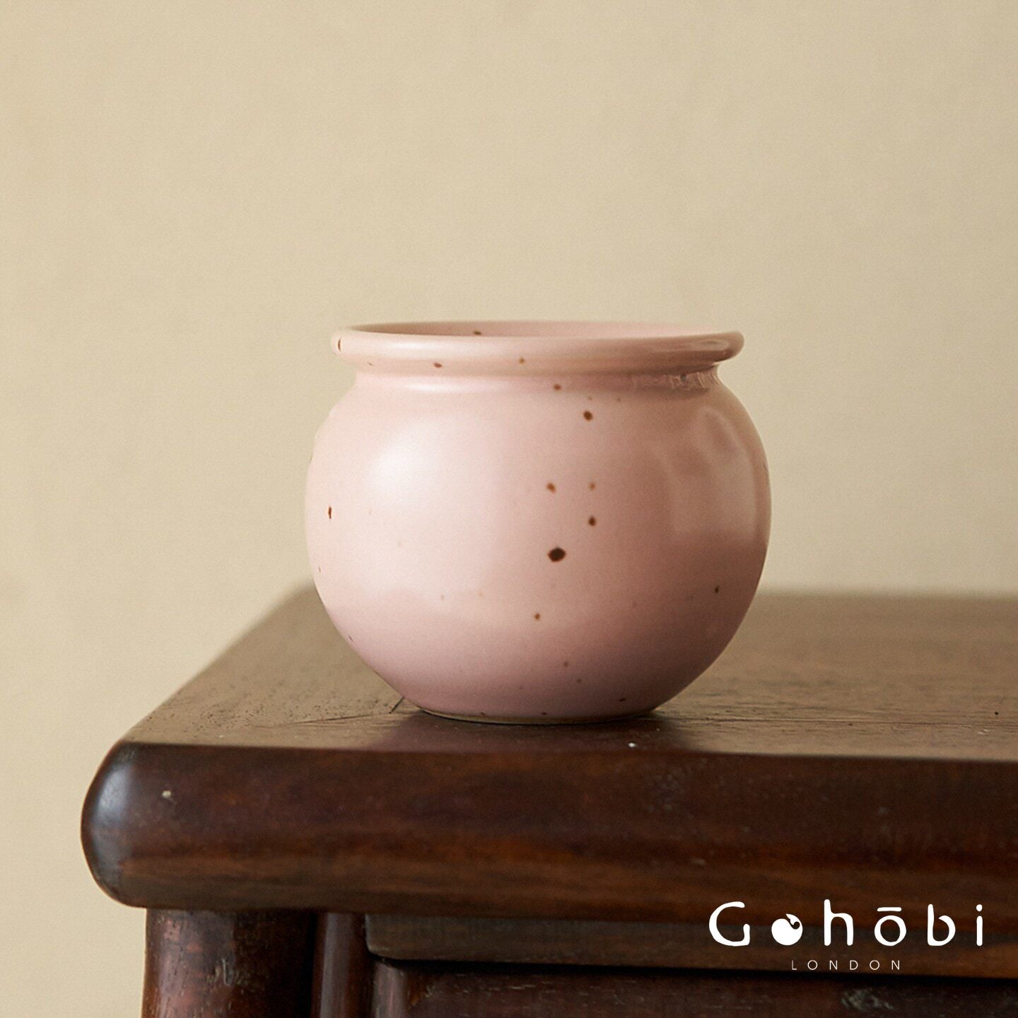 Gohobi Japanese Ikebana Mini Ceramic Vase – Jingdezhen Wabi-Sabi Desktop Flower Vase