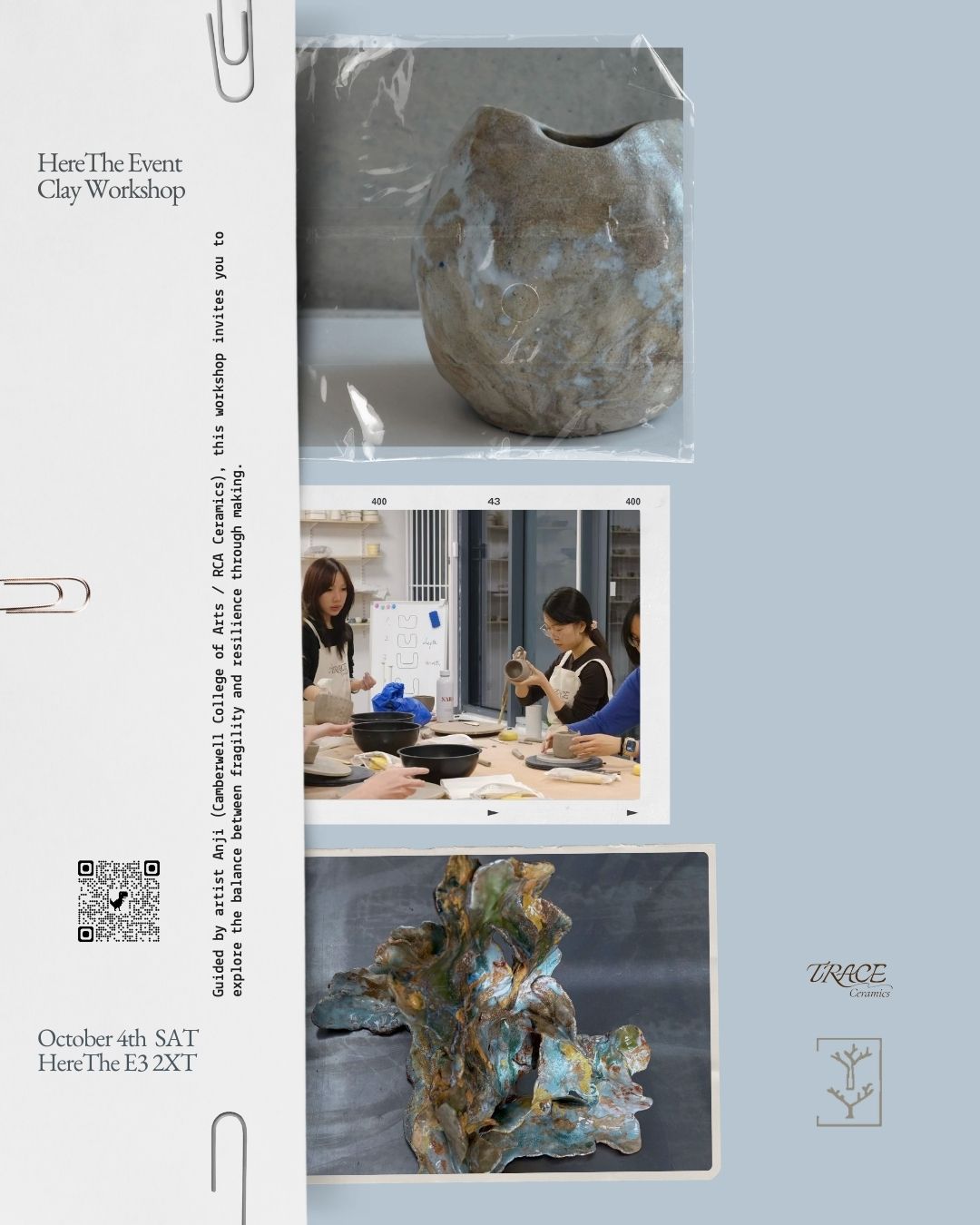 HereThe Clay Workshop | Handbuild a Cup & Paint a Tray (Oct 4, London)