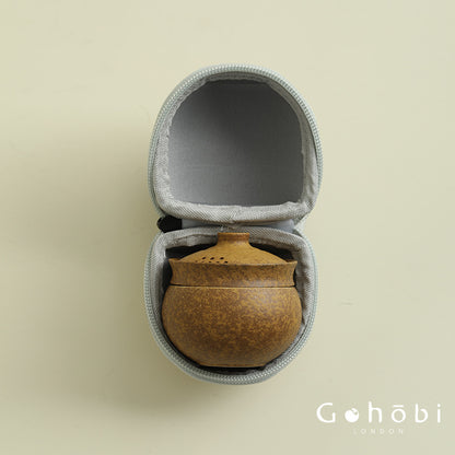 Gohobi Portable Travel Tea Set – One Pot One Cup Gongfu Tea Set for One