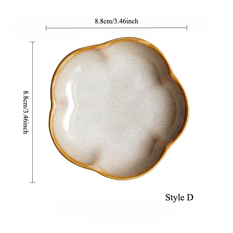 Gohobi Kiln-Change Glazed Sauce Dish