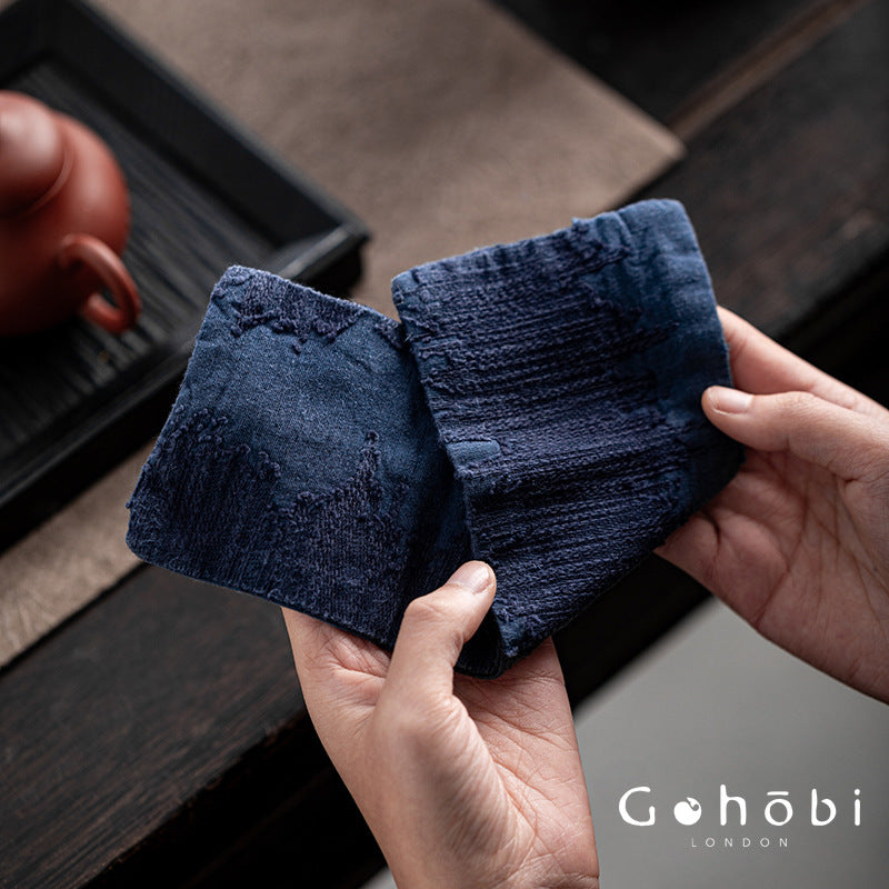 Gohobi Cotton Tea Towel – Thick Absorbent Teapot Cloth and Heat Insulation Tea Coaster