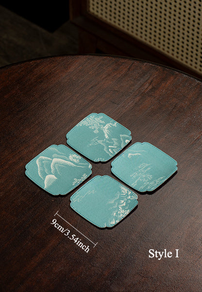 Gohobi Set of 4 Heat-Resistant Pads for Teapots