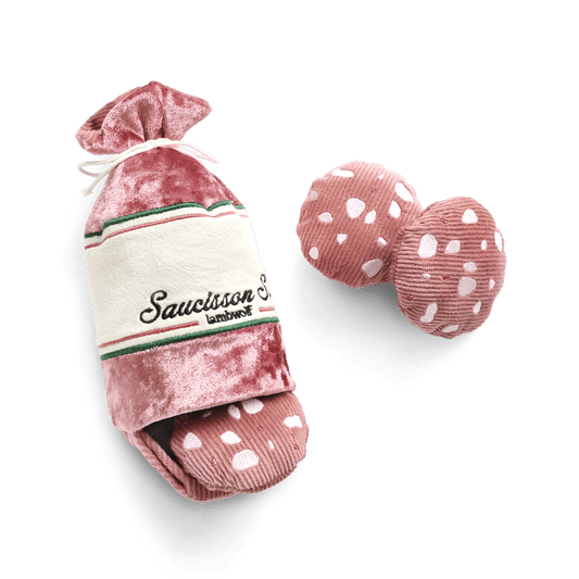 HereThe SAUCISSON SEC//Enrichment dog toy