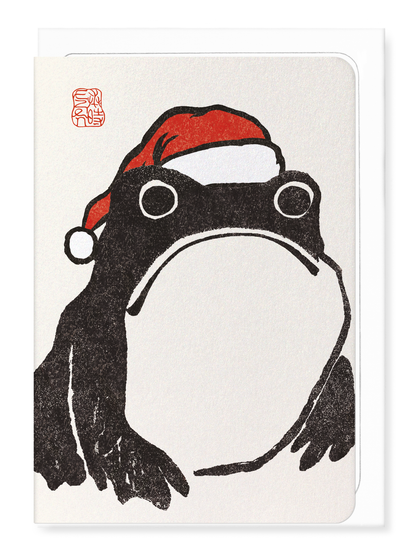 Ezen Designs CHRISTMAS EZEN FROG: Greeting Card [Made in the UK]
