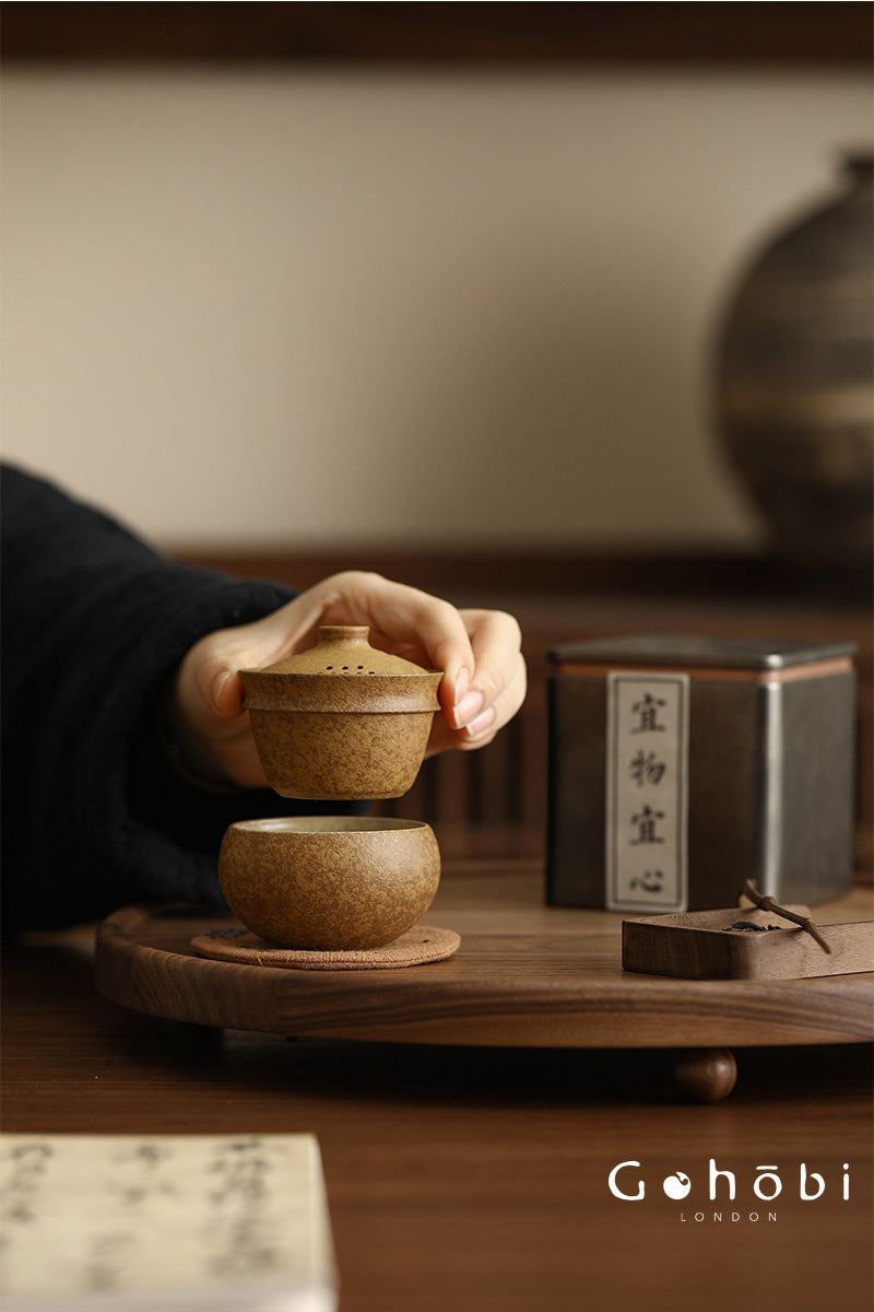 Gohobi Portable Travel Tea Set – One Pot One Cup Gongfu Tea Set for One