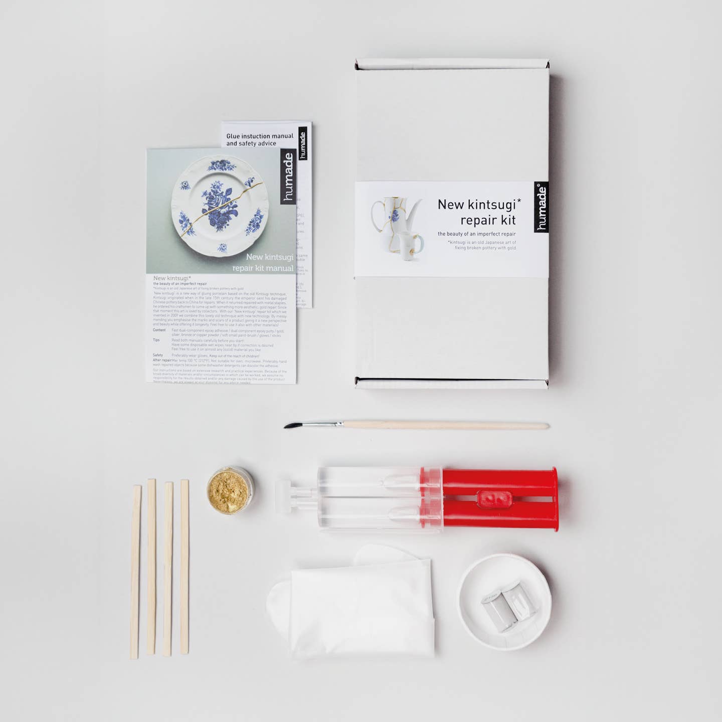 HereThe Kintsugi kit, gold | the original retail package since 2009