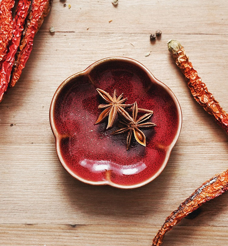 Gohobi Kiln-Change Glazed Sauce Dish