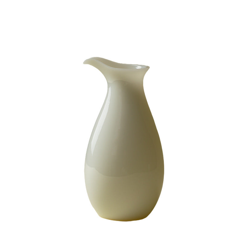 Gohobi Ice White Jade Porcelain Wine Set – Luxury Ceramic Sake Dispenser & Cups