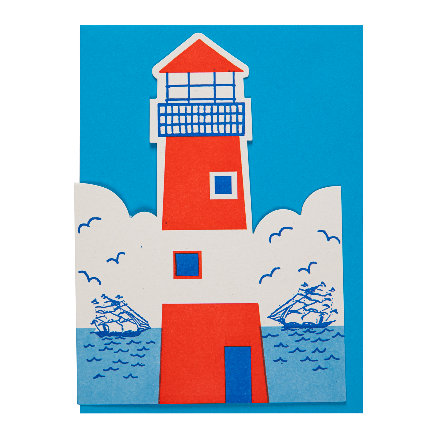 Archivist Gallery Lighthouse | Letterpress Cards | Cut-out Cards [Made in the UK]