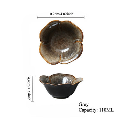 Gohobi Floral Edge Ceramic Bowl