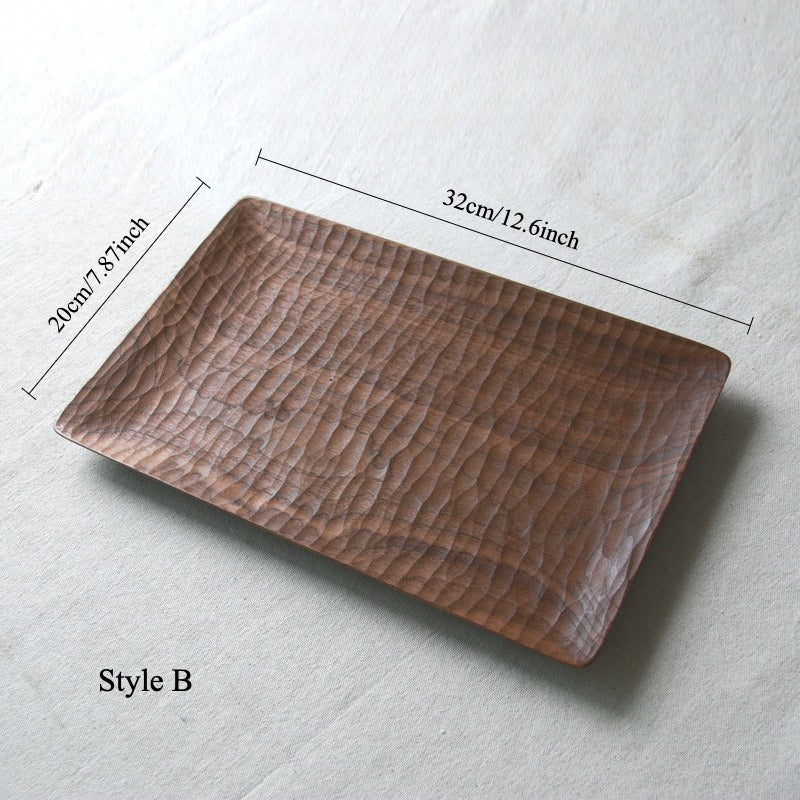 Gohobi Black Walnut Handmade Rectangular Tray