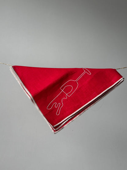 Gohobi x MÆGEN Linen Blend Napkins - Wine (Set of 2)