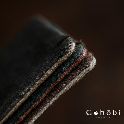 Gohobi Japanese Style Tea Coaster – Retro Fabric Tea Cup Mat for Tea Ceremony