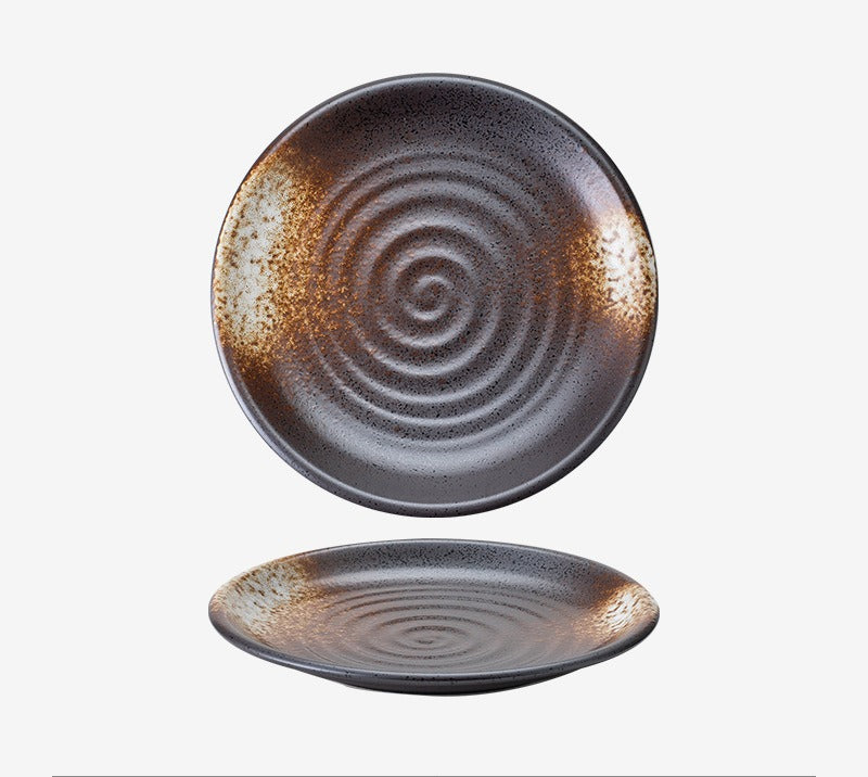 Gohobi Made in Japan Mino Ware Wabi-Sabi Plate – Ceramic Side Plate [Made in Japan]