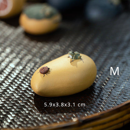 Yixing Purple Sand Spray Tea Pet Handmade Frog(Clearance)