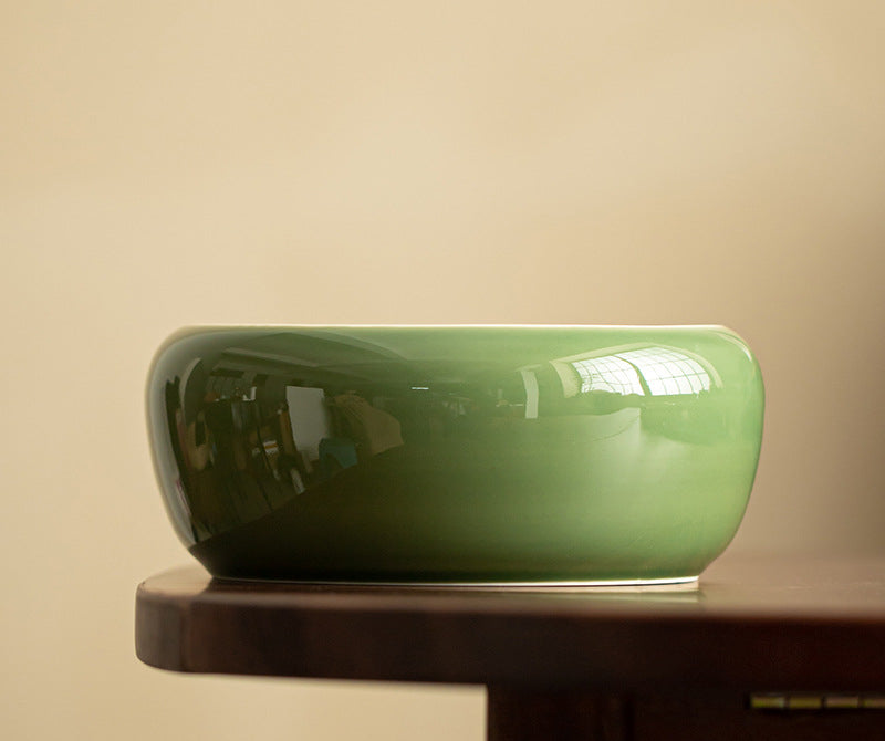 Gohobi Ice Ash Soot Glaze Tea Wash