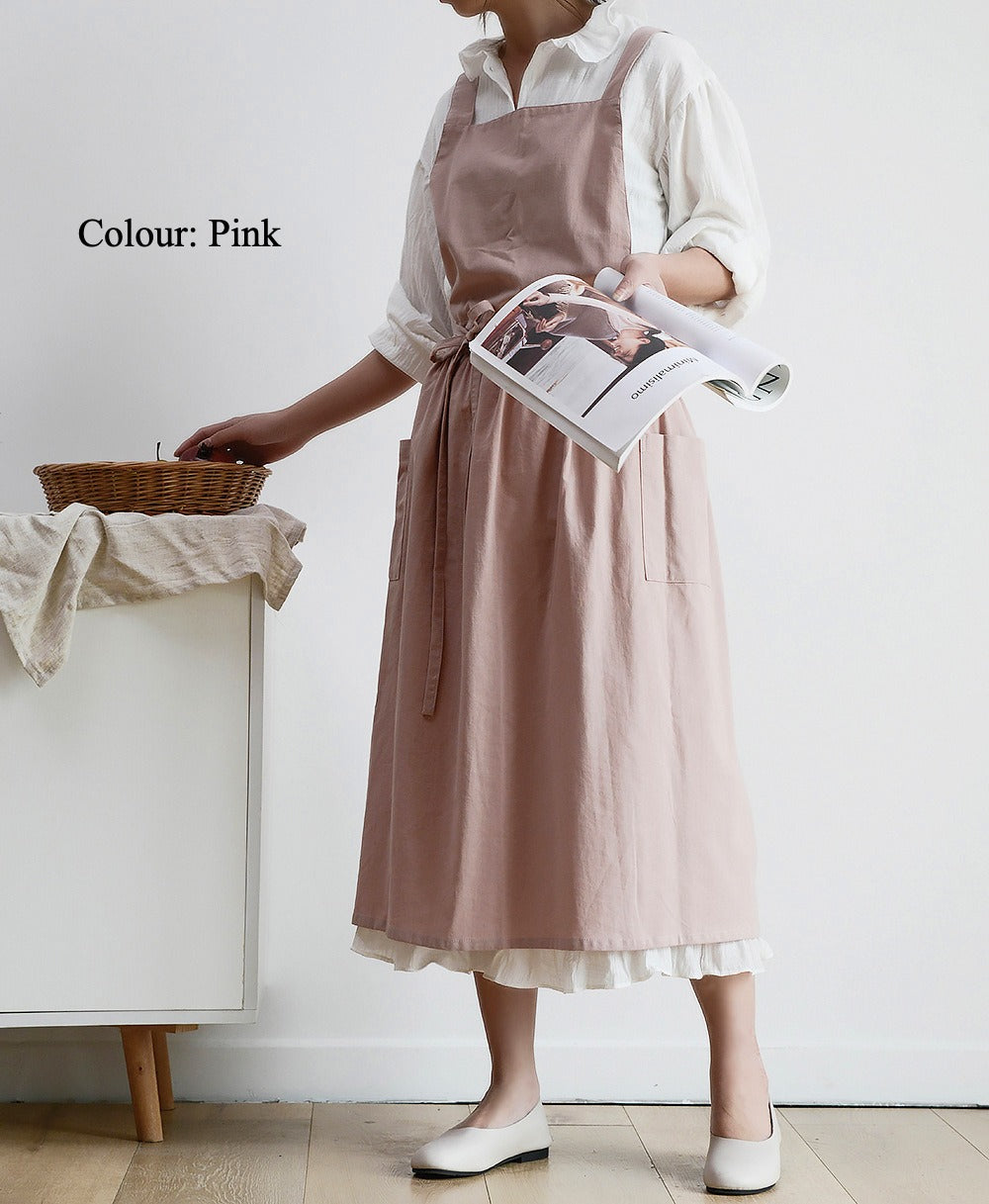 Gohobi Cotton-Linen Apron
