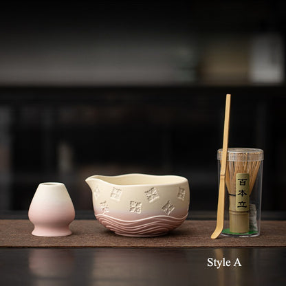 Gohobi Ceramic Matcha Set 092