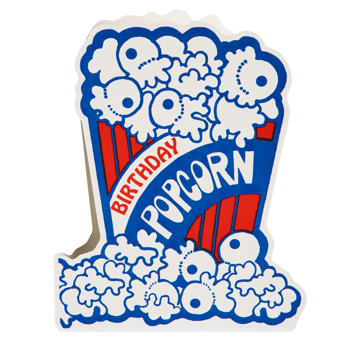 Archivist Gallery Popcorn Birthday| Letterpress Cards | Cut-out Cards [Made in the UK]