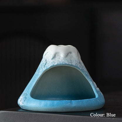 Gohobi Snow Mountain Ceramic Aromatherapy Fireplace Burner