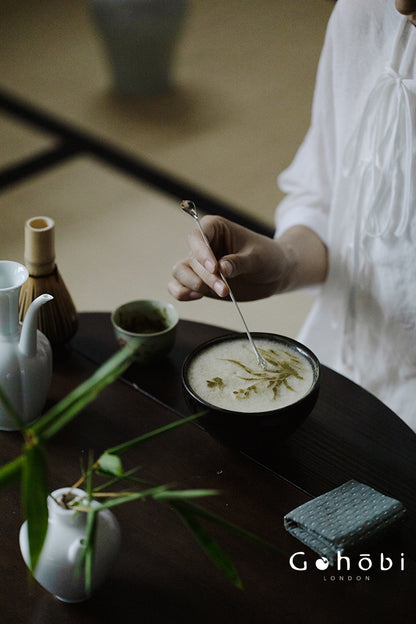 Gohobi Song-Inspired Matcha Travel Tea Set – Jianzhan Bowl with Travel Bag