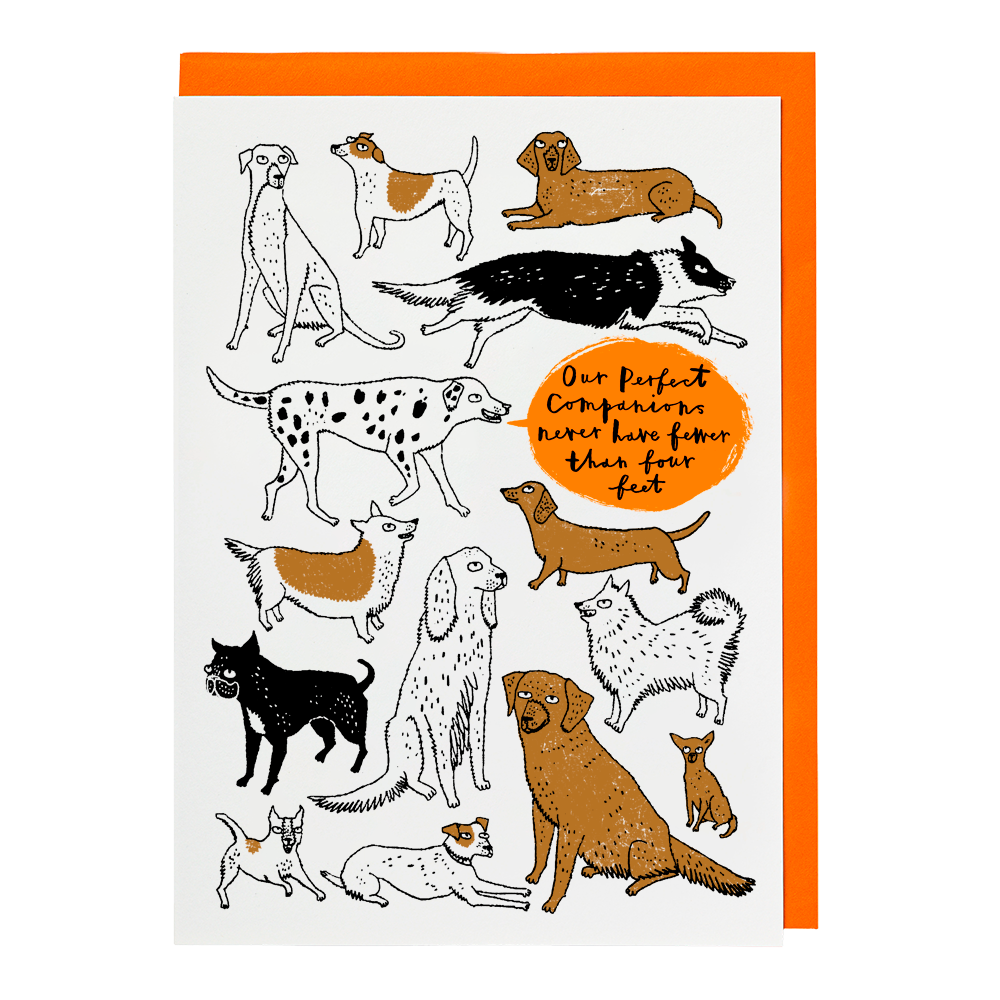 Archivist Gallery Perfect Companions | Greeting Card | Large Cards [Made in the UK]