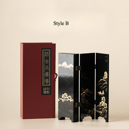 Gohobi Chinese Screen Tea Table Ornament