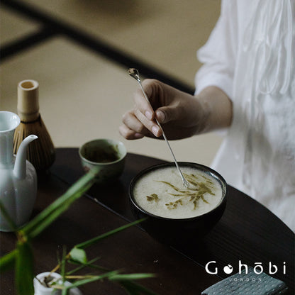 Gohobi Song-Inspired Matcha Travel Tea Set – Jianzhan Bowl with Travel Bag