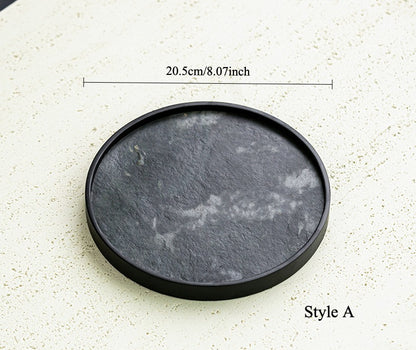 Gohobi Wabi-Sabi Stone Panel Tea Tray