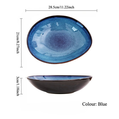Gohobi Creative Kiln-Change Irregular Ceramic Bowl