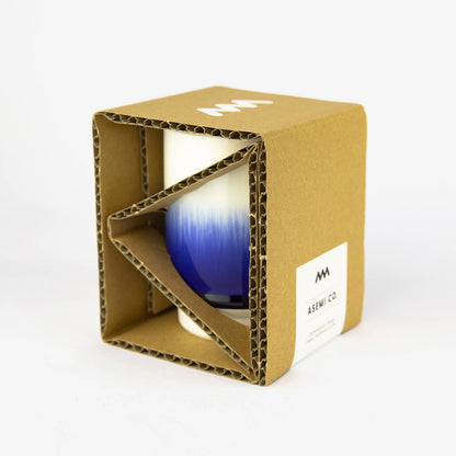 Asemi Co. Tea & Coffee Cups - Hasami Special Edition - yaki Cup Indigo Gradient [made in Japan]